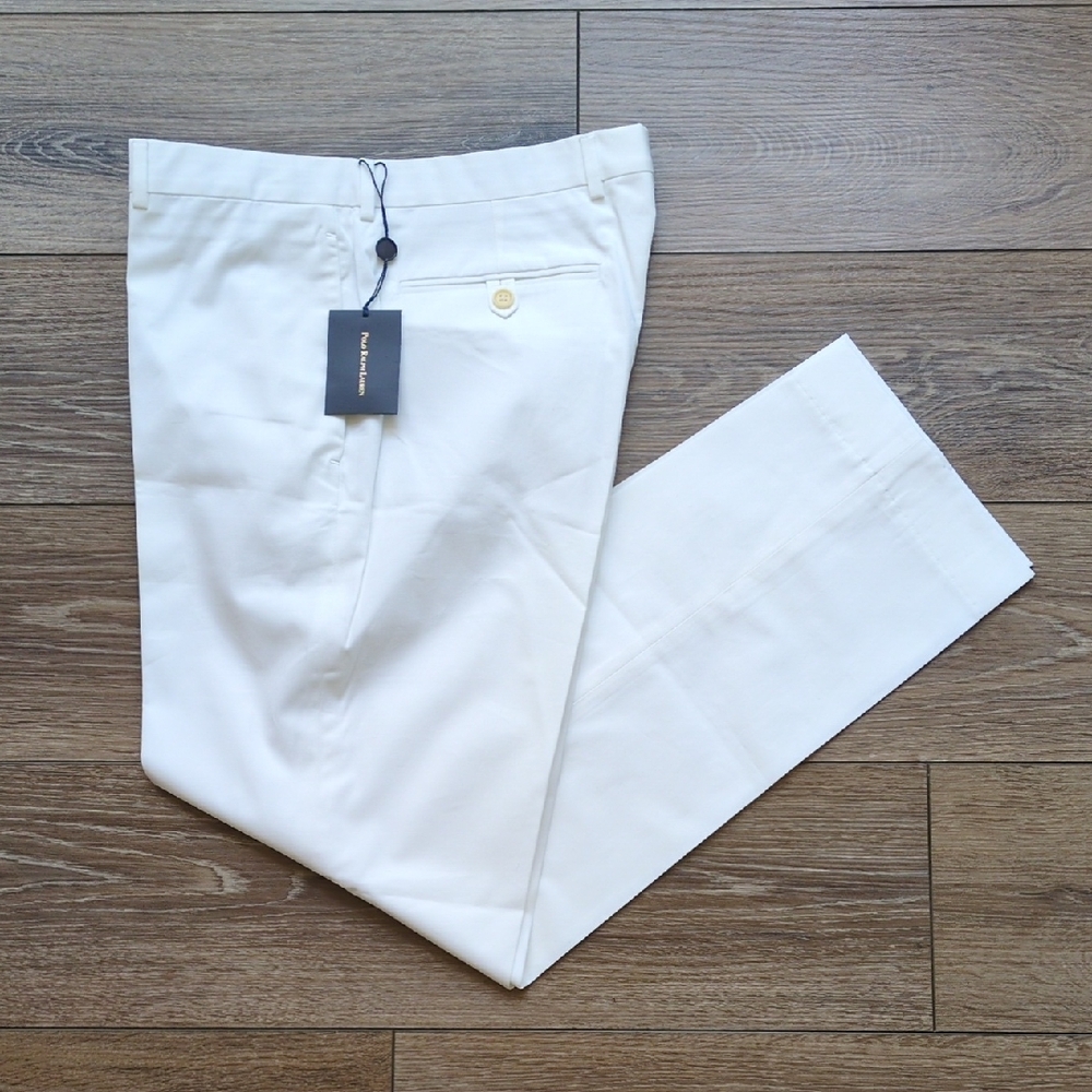 Polo by Ralph Lauren Crisp White Men's Dress Pants